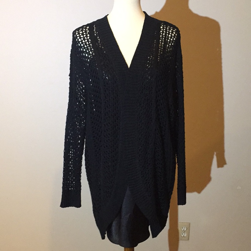 COPY - Black Knit Open Cardigan NWT Original Pric…